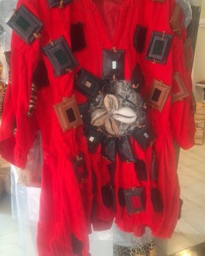 Red Royal Ceremonial Robe